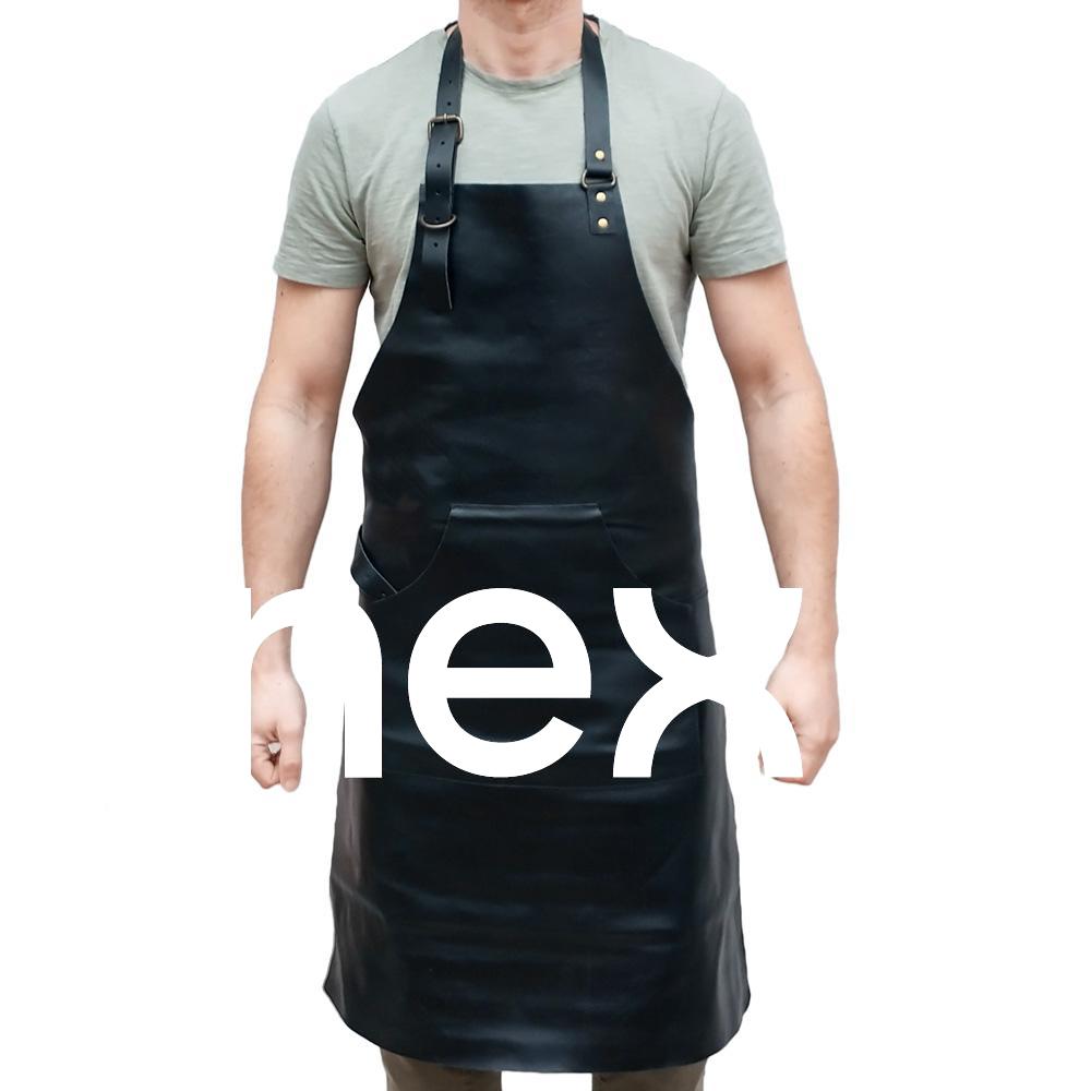 Kožená zástěra uniBLACK