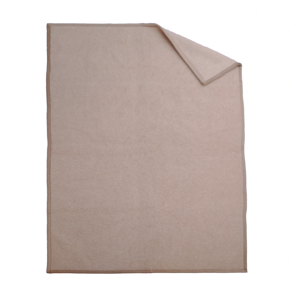 Vlnená prikrývka – svetlohnedá