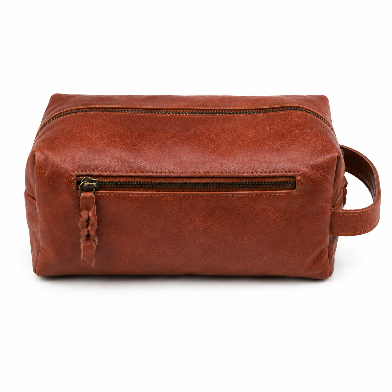 Kožená kosmetická taška John, SKU 8020, 25 × 13 × 13 cm