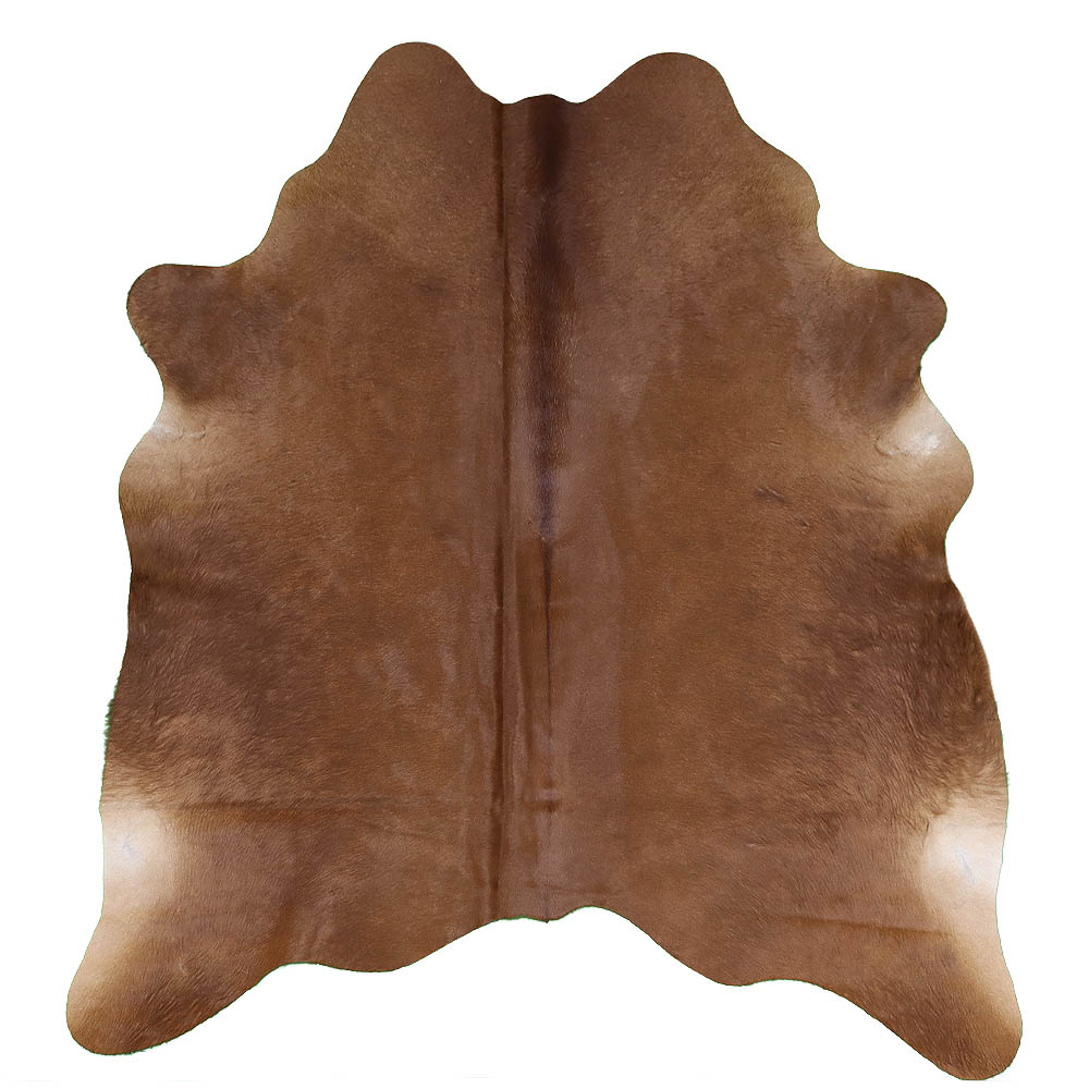 Hovězí kůže - Brown 190x170 cm